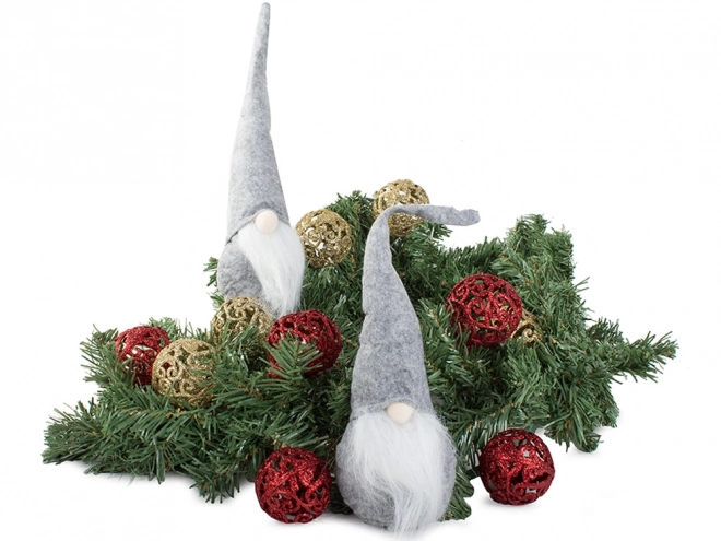 Karácsonyi tündérmanó Mikulás figura 30cm