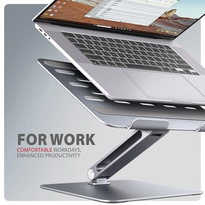 AXAGON STND-LQ alumínium notebook tartó, 10-16", állítható szög