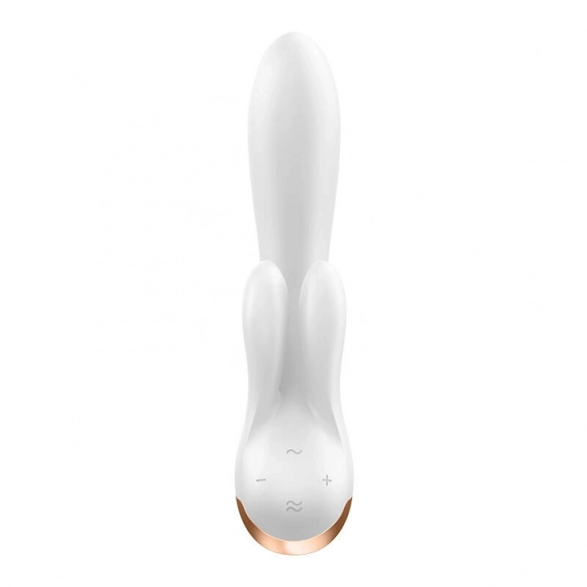 Satisfyer vibrátor dupla élvezet fehér színben