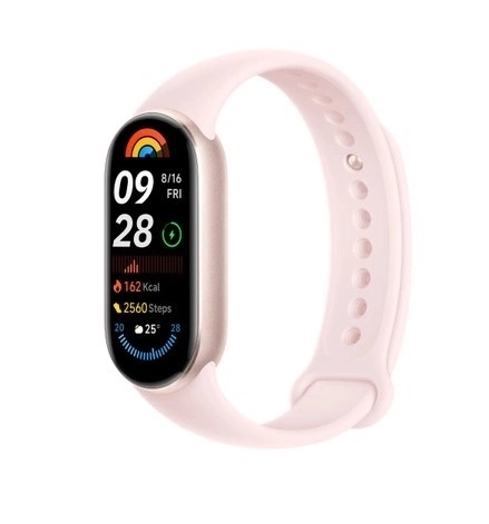 Xiaomi Mi Band 9 okos karkötő – Rózsaszín