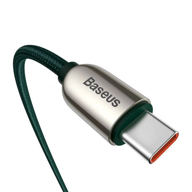 Baseus kijelzős USB-C kábel zöld