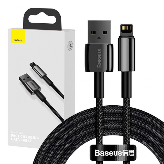 Baseus gyors töltésű adatkábel USB - iP 2,4A 2m fekete