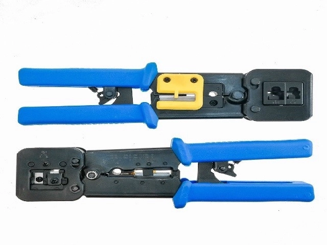 Rj45 Rj12 Rj11 csatlakozó prés