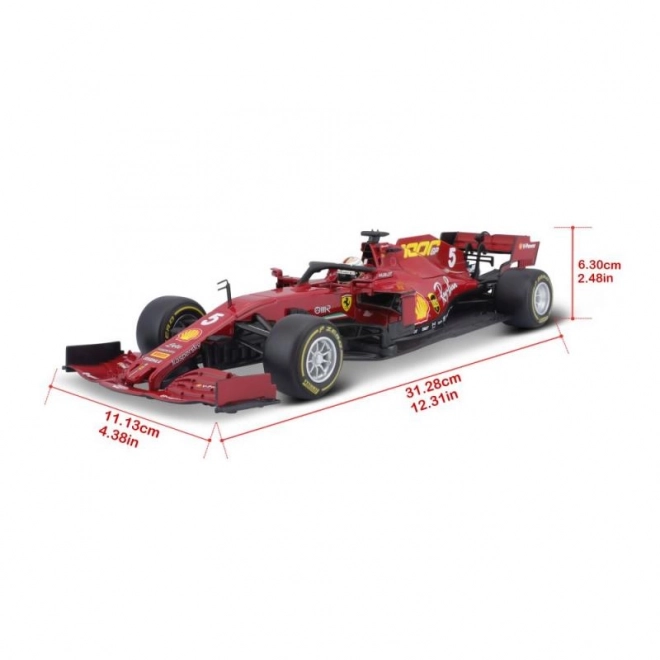 Bburago Ferrari F1 autómodell - Sebastian Vettel