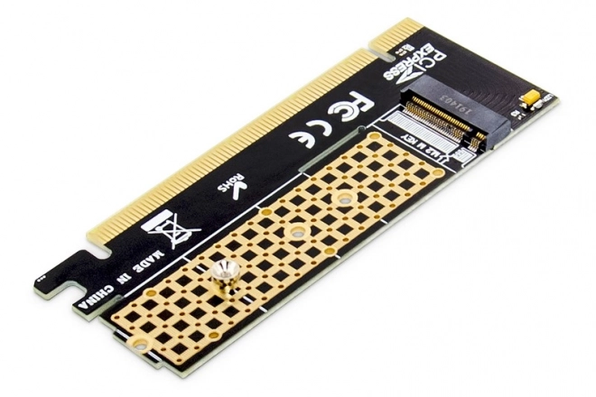 M.2 NVMe SSD PCIe 3.0 x16 vezérlőkártya