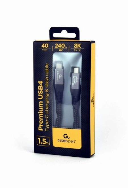 Prémium USB-C kábel 40 Gbps 240W 1,5M