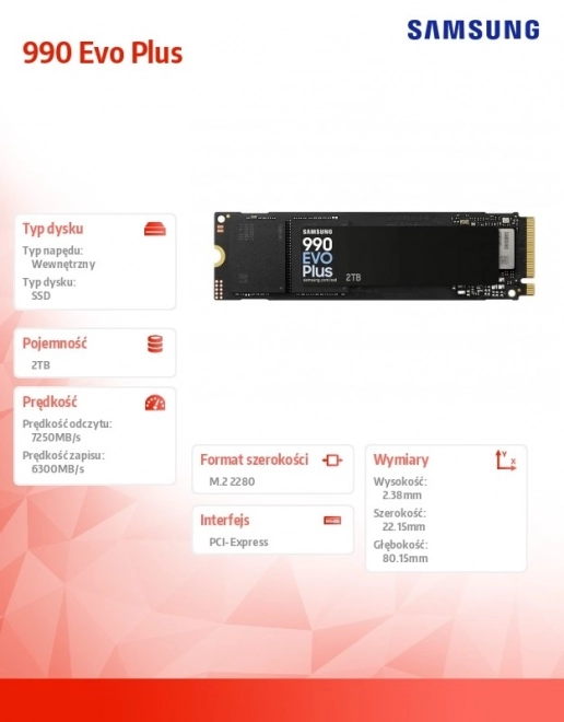 Samsung 990 EVO Plus 2TB SSD