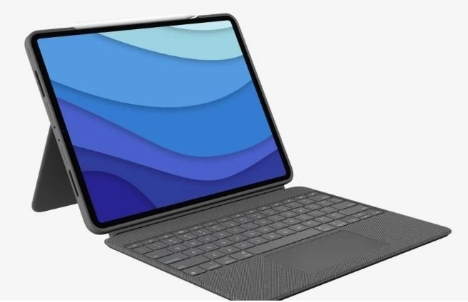Logitech Combo Touch Billentyűzetes tok iPad Pro 12,9” 5. Generáció - Szürke
