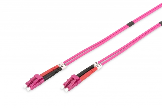 Fiberspatchkábel LC-LC OM4 duplex LSOH 5m