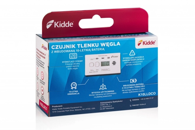 Szén-monoxid detektor LCD kijelzővel