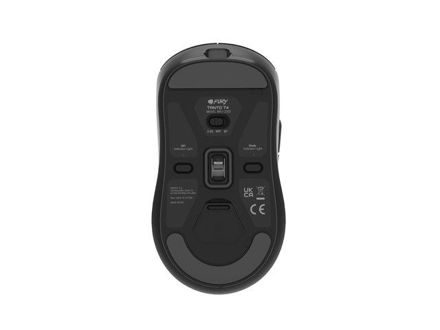 Vezeték nélküli egér Fury Tanto T4 RGB 12000DPI fekete