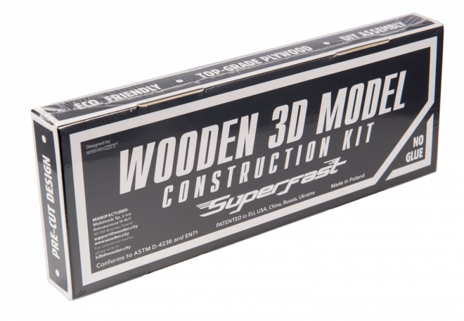 Fa 3D puzzle - monster truck modell