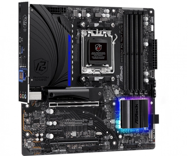 Alaplap B650M PG Riptide AM5 4DDR5 HDMI/DP mATX