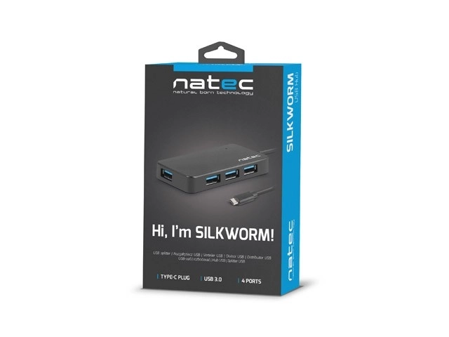 Silkworm USB-C USB hub 4 porttal