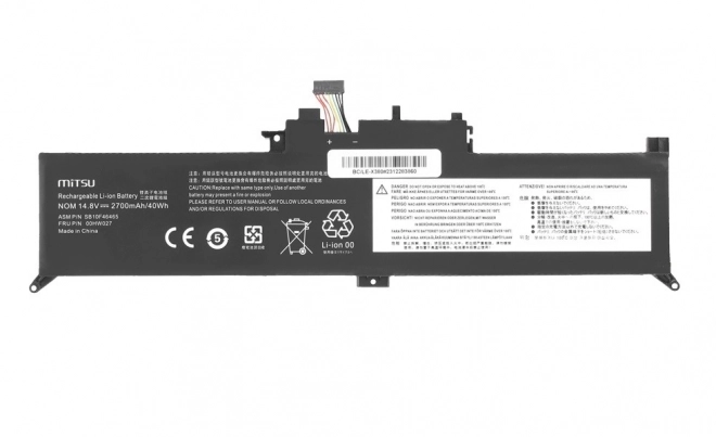 Akkumulátor Lenovo ThinkPad Yoga számára
