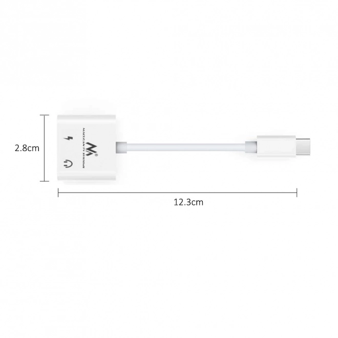 Usb type-c adapter 3,5 mm jack PD Maclean