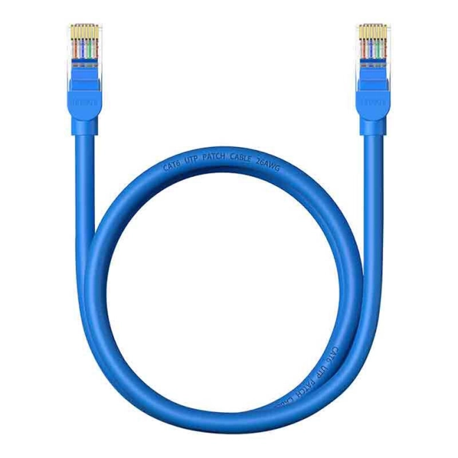 Baseus Ethernet hálózati kábel Cat.6, 1 m, kék