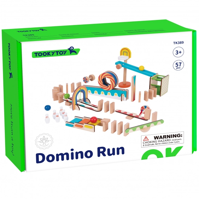 Fából készült domino őrület