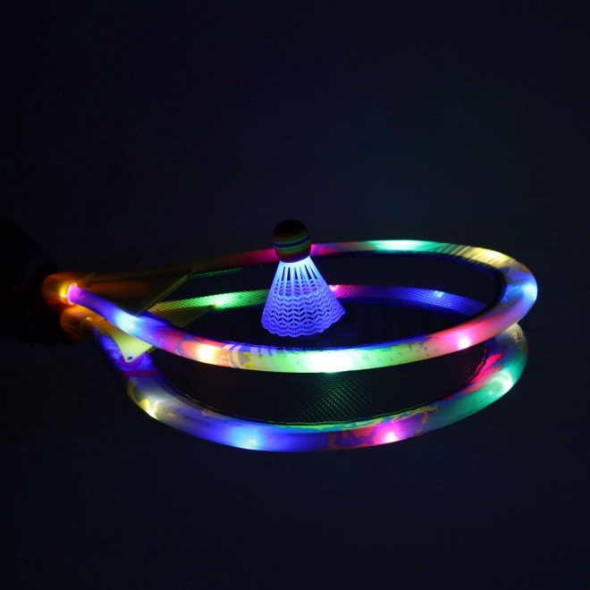 Led világító teniszütők szettel