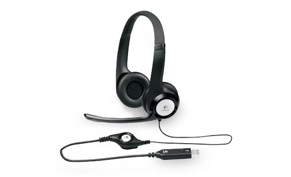 Logitech USB fejhallgató mikrofonnal