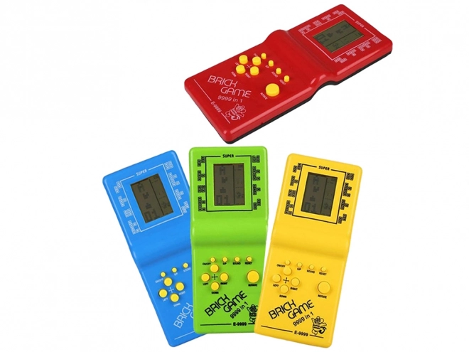 Elektronikus zsebkonszolás retro Tetris játék