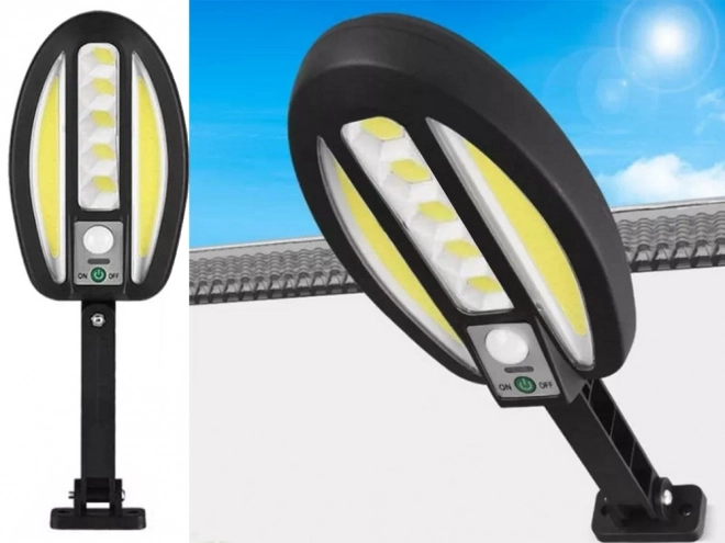 Solár lámpa 95 LED mozgás- és alkonyatérzékelővel