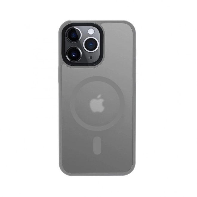 Szürke Hybrid Frost MAG tok iPhone 15 Pro MagSafe kompatibilis