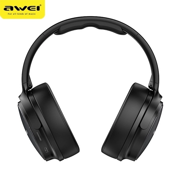 Vezeték nélküli Bluetooth fejhallgató fekete