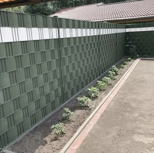 Zöld kerítés szalag 19cm x 35m