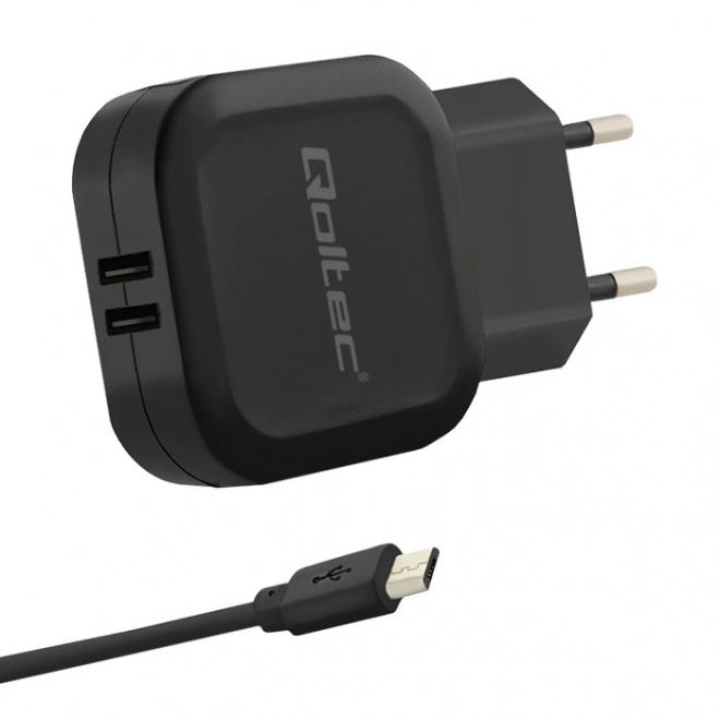 Hálózati töltő 17W - 2xUSB és Micro USB kábel