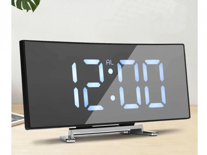 Multifunkciós digitális LED ébresztőóra hőmérővel