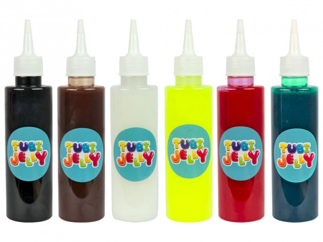 Tubi jelly készlet 6 szín - állatfigurák