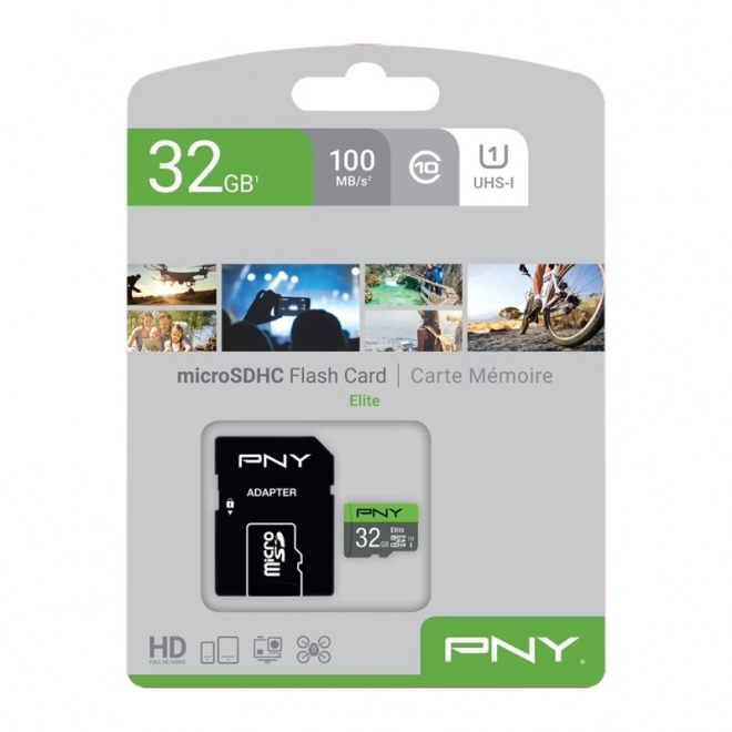 Pny Elite microSDHC 32GB memóriakártya