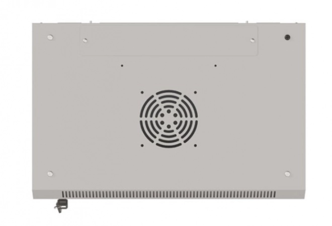Lanberg 6U 540x350 szürke rack szekrény üvegajtós