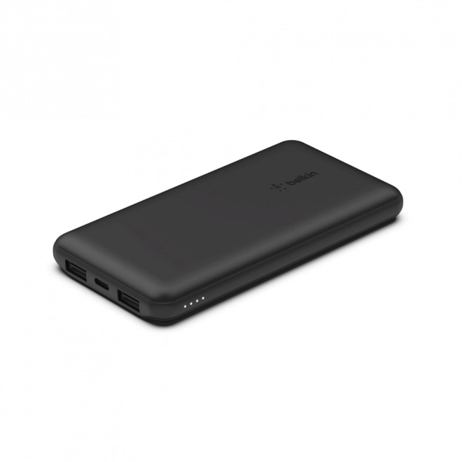 Powerbank 10000mAh 15W USB A és C fekete