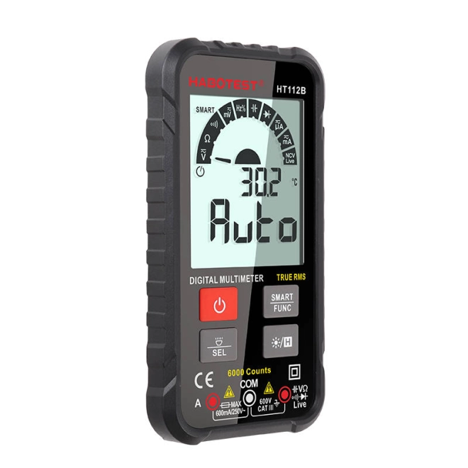 True RMS és SMART automatika a pontos mérésekhez
