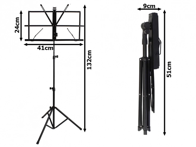 Kottaállvány állítható összecsukható szerkezettel, 130 cm