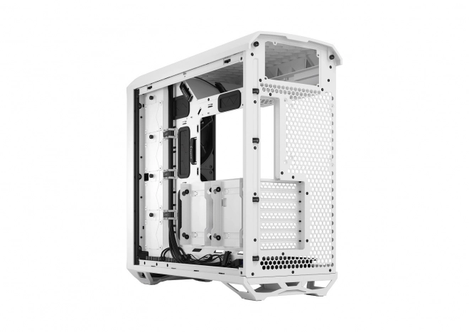 Torrent fehér PC ház öttel ventilátorral