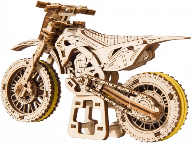 Wooden City 3D puzzle Motocross motor