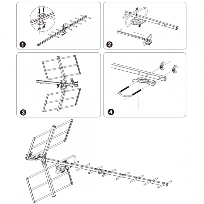 TechniYagi irányított antenna HD vételhez