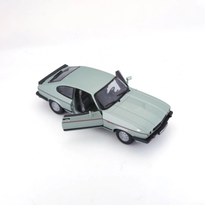 Bburago Ford Capri 1982 világoszöld modellautó