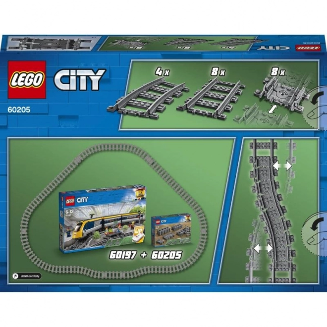 Lego City rugalmas sínek készlet