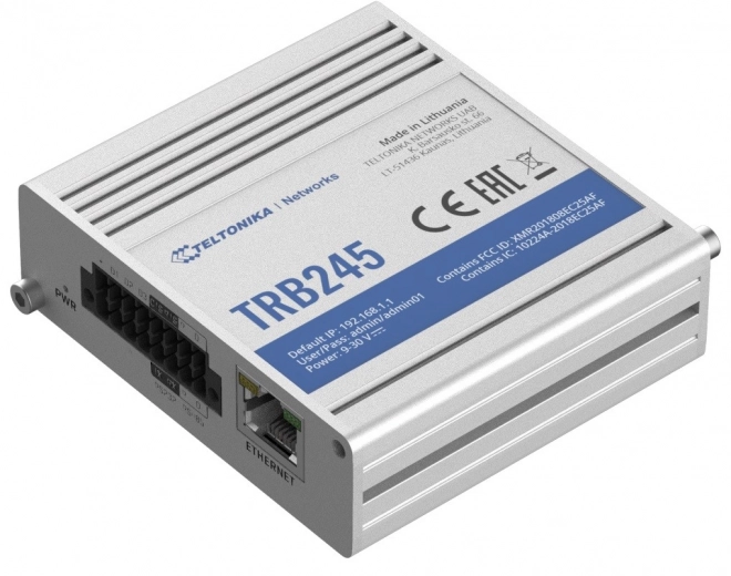 Ipari LTE gateway RS232/RS485 és Ethernet támogatással