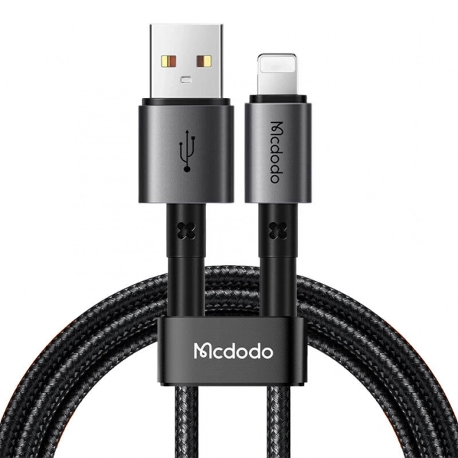 USB a Lightning Kábel McDodo CA-3581, 3A, 1,8m fekete