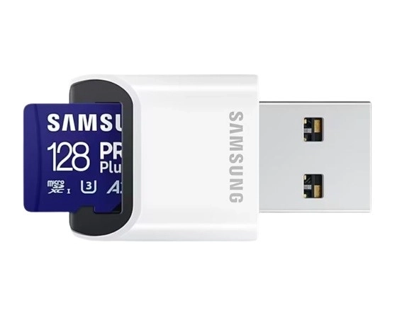 Samsung pro plus 128 GB microSDXC memóriakártya olvasóval