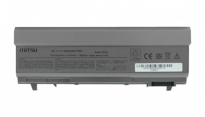 Akkumulátor Dell Latitude E6400-hoz 6600 mAh (73 Wh)