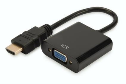 Hdmi-Vga átalakító adapter 1080p FHD audio MiniJack 3,5mm