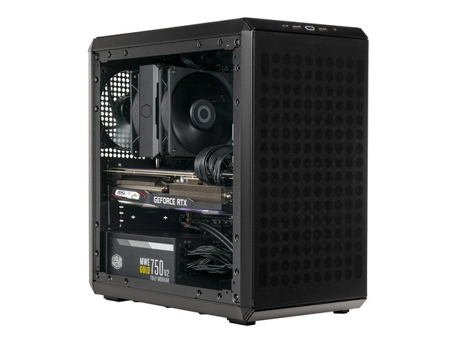MasterBox Q300L V2 számítógépház ablakkal fekete
