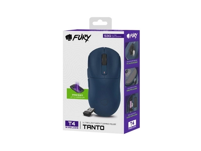 Vezeték nélküli játéktérnyér Fury Tanto T4 kék