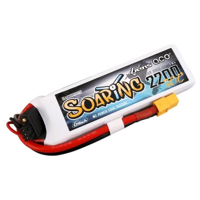 Gens Ace G-Tech LiPo akkumulátor 2200mAh 7,4V 30C XT60 csatlakozóval